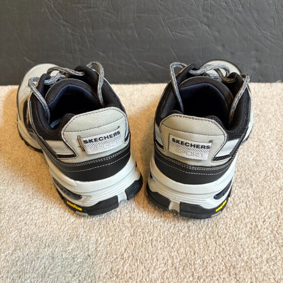 Skechers Sport Vigor Shoes Men's Size 11 Goodyear Black Gray 237145W - Picture 4 of 10